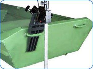 Model 9300 Trolling Motor Bracket - Bow or Stern Mounted | Walk-Winn Plastic Company, Inc. boat hardware parts, transom drain plug, custom boat covers